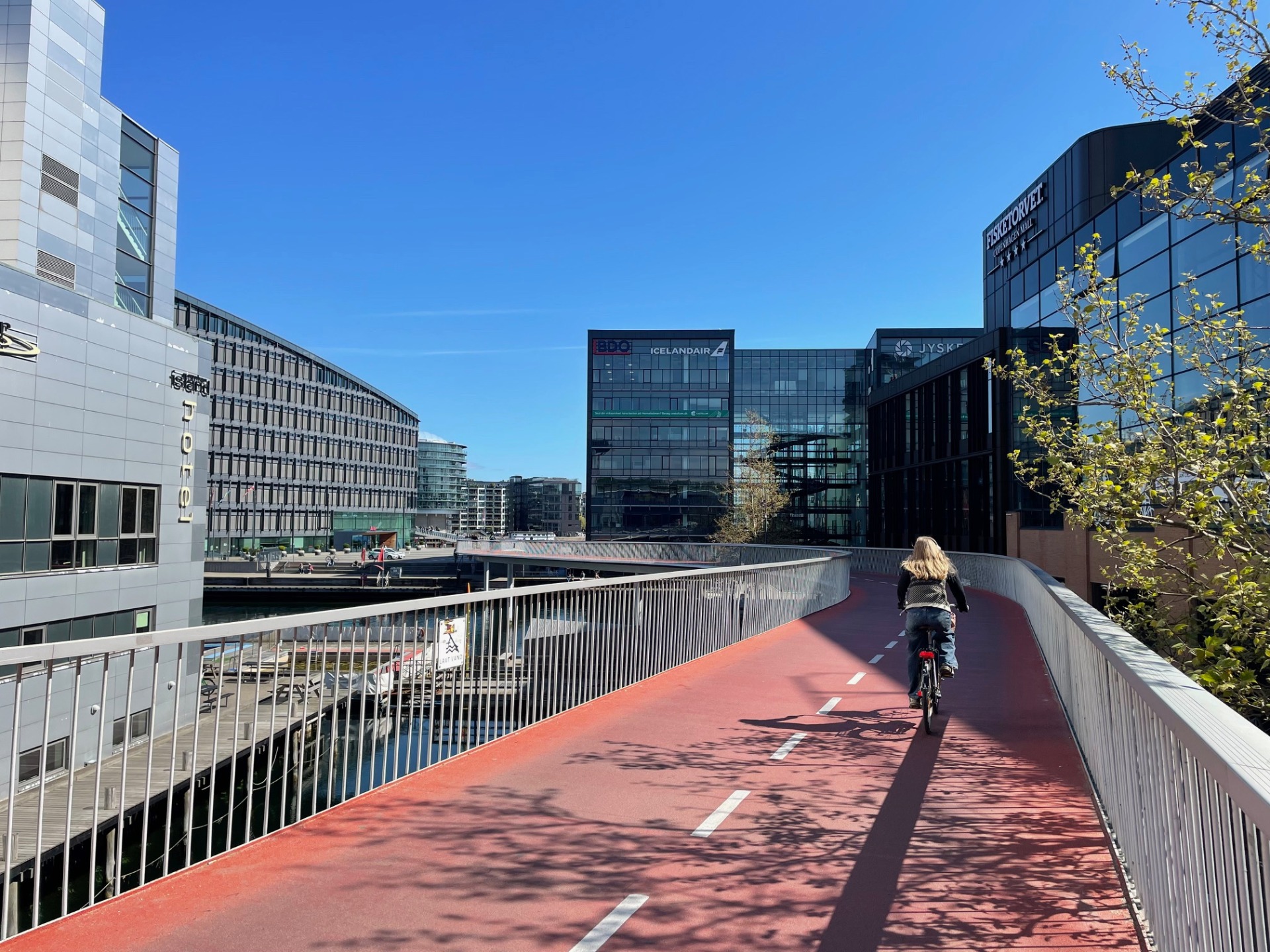 The bicycle snake/cykelslangen from 2014, Designed by Dissing & Weitling, winner of 8 design awards.